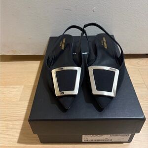 Saint Laurent slingback flats